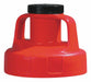 G3512 Utility Lid Red Plastic 4 3/4 in H