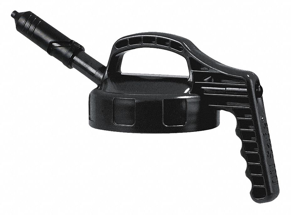 G3514 Mini Spout Lid Black Plastic 7 1/2 in H