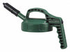 G3514 Mini Spout Lid Green Plastic 7 1/2 in H