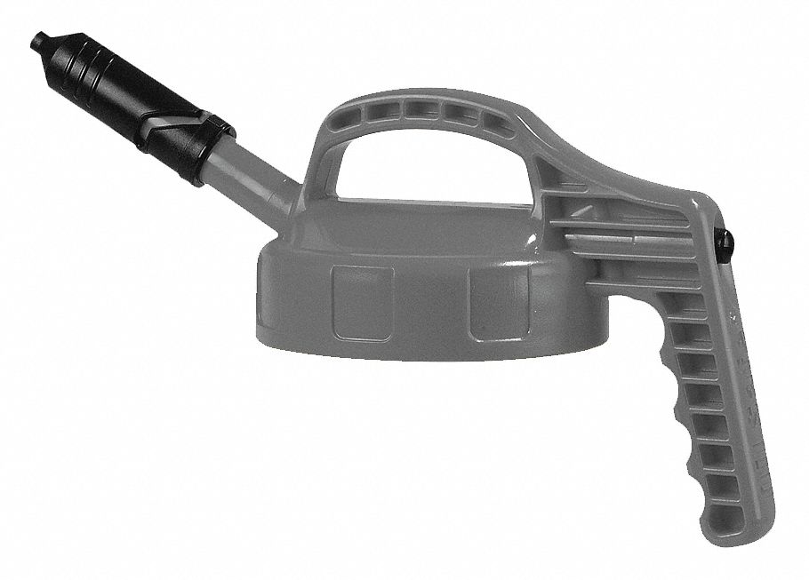 G3514 Mini Spout Lid Gray Plastic 7 1/2 in H