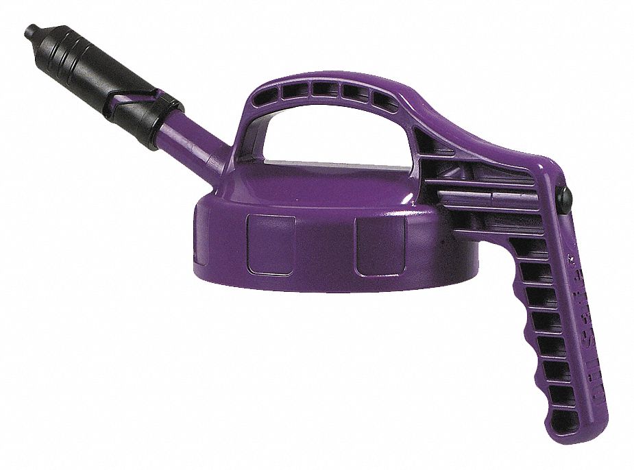G3514 Mini Spout Lid Purple Plastic 7 1/2 in H