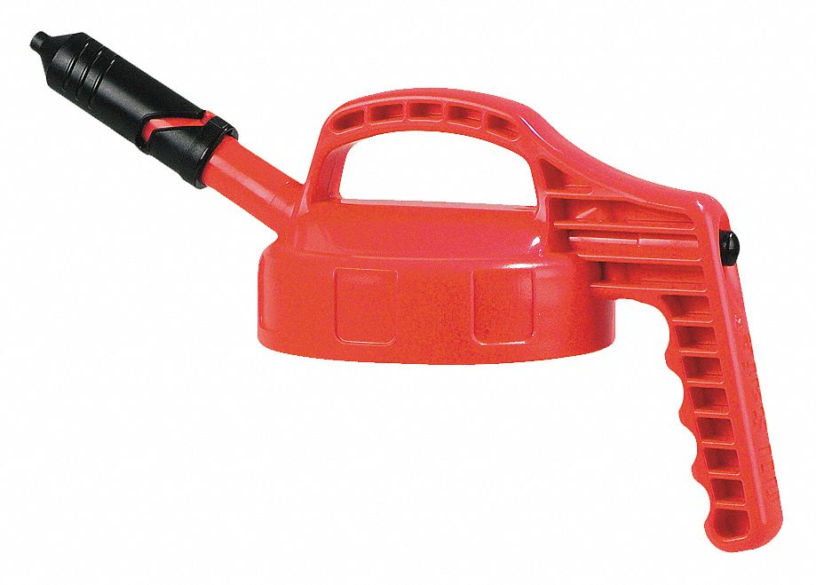 G3514 Mini Spout Lid Red Plastic 7 1/2 in H
