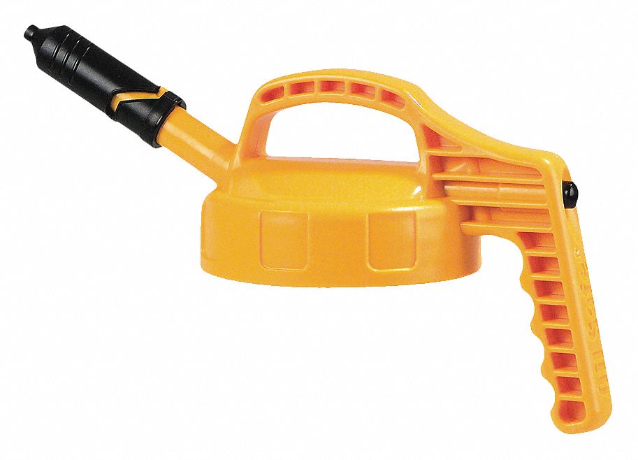 G3514 Mini Spout Lid Yellow Plastic 7 1/2 in H