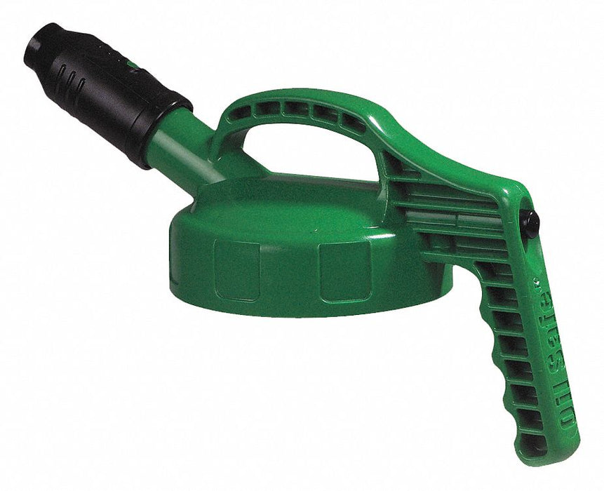 G3515 Stumpy Spout Lid Green Plastic