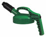 G3515 Stumpy Spout Lid Green Plastic