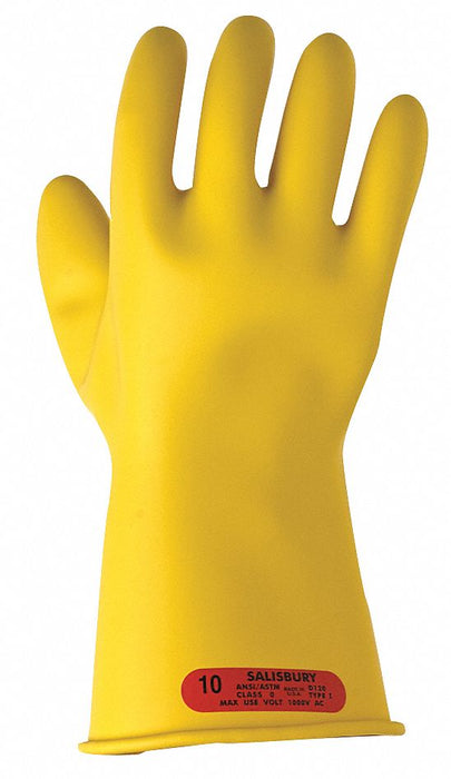 ElectrcInslatedGloves Sz9 Ylw Rubber PR