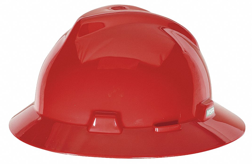 D0366 Hard Hat Type 1 Class E Pinlock Red
