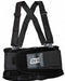 E0289 Back Support w/Suspenders Black 3XL