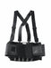 E0289 Back Support w/Suspenders Black L