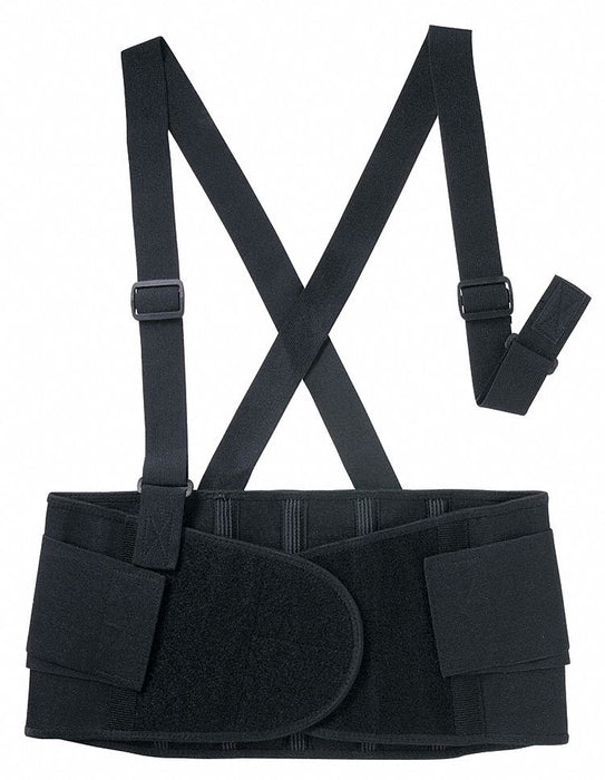 Back Support Black Elastic L