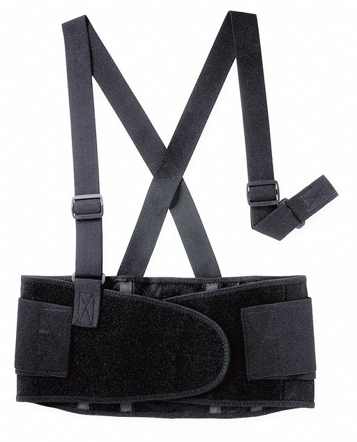 D0718 Back Support w/Stay Black Polyester S