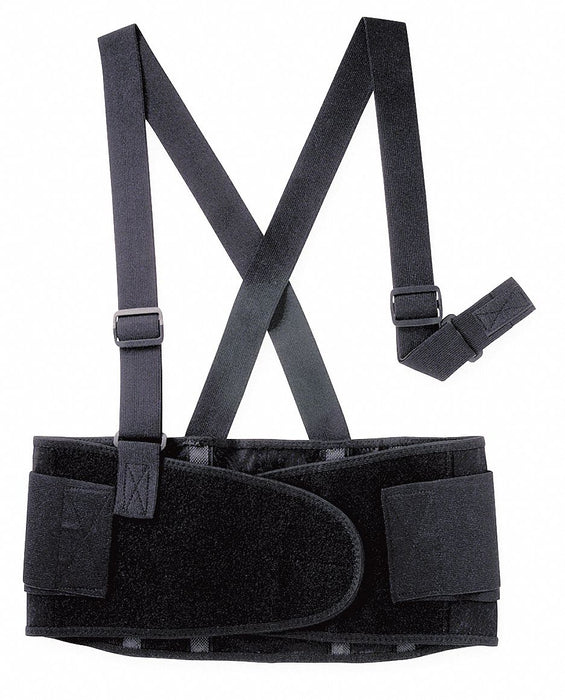 D0718 Back Support w/Stay Black Polyester S