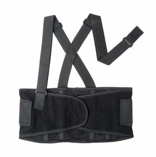 D0718 Back Support w/Stay Black Polyester L