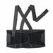 D0718 Back Support w/Stay Black Polyester L