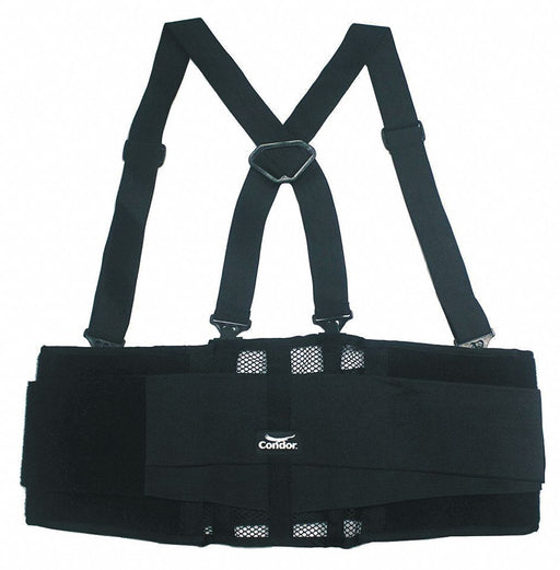 Back Support w/Stay Black Universal