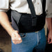Back Support Black Elastic XL