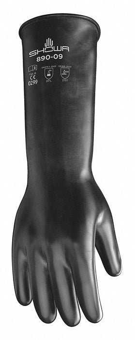 K2601 ChemResistantGloves Blk Beaded XL 10 PR