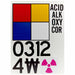 Placard Kit 15 in H 15 in W Vinyl