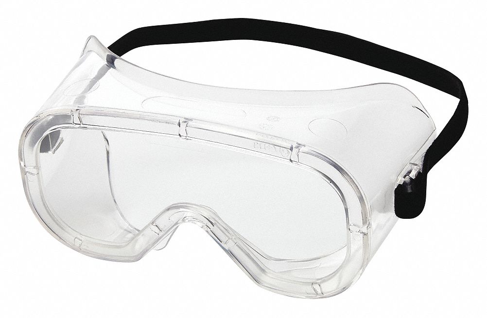 Safety Goggles PVC Clear OTG