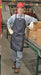 Bib Apron Blue 36 in L 24 in W Denim
