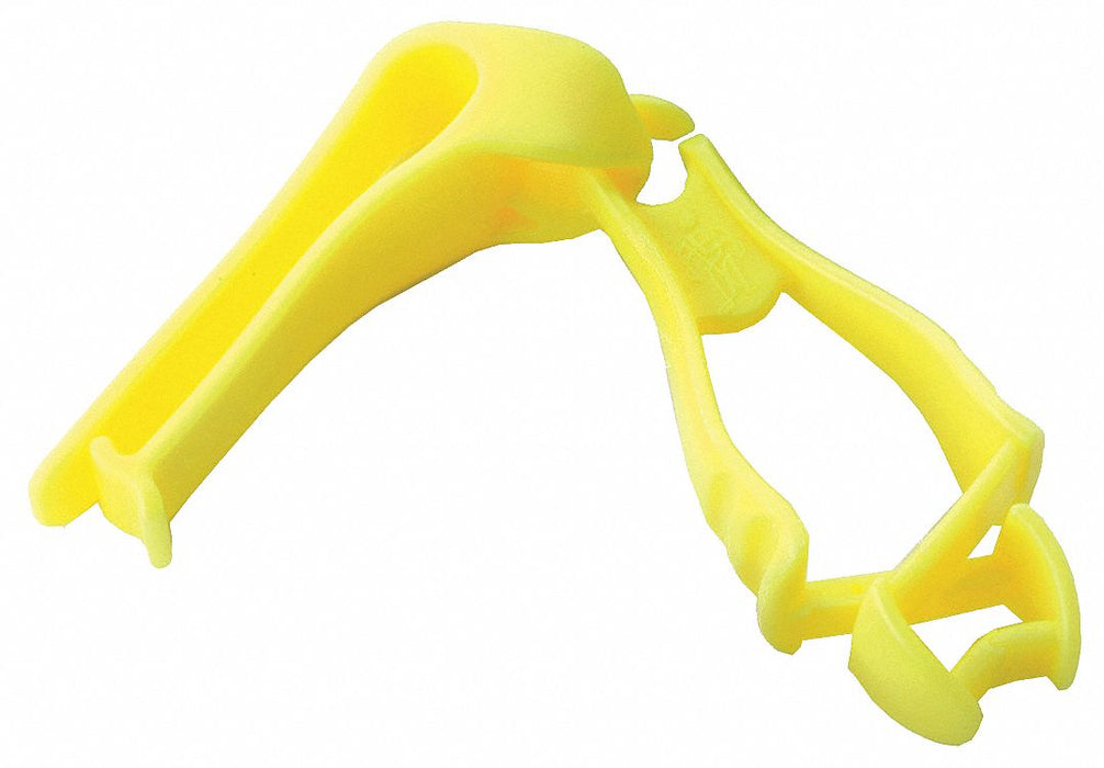 E5405 GloveHolderClips Plastic Lime 6inL