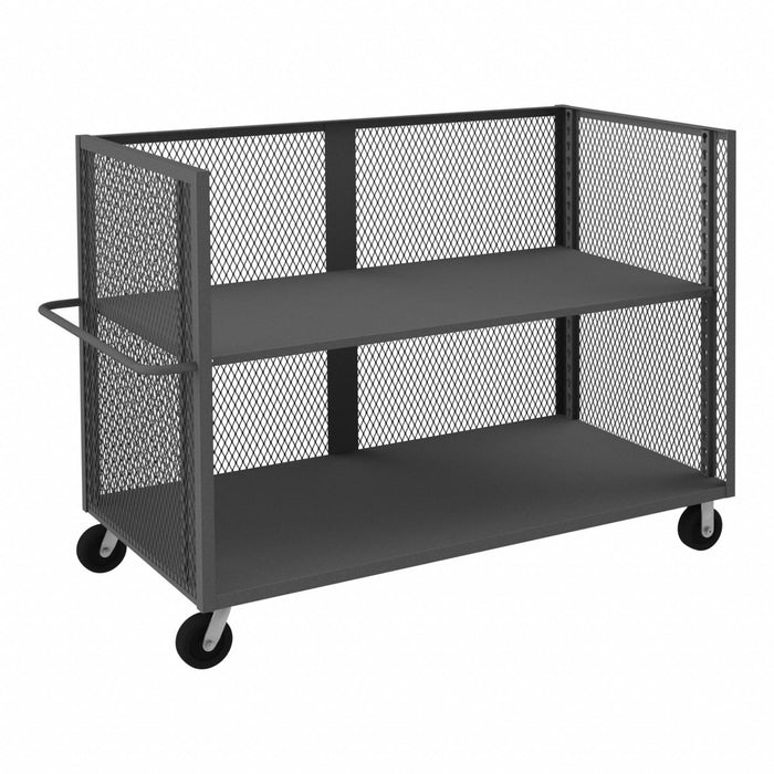 3 Sided Mesh Truck 2000 lb 57 In.H Gray