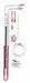 Manometer Inclined Tube 16 in wc Red