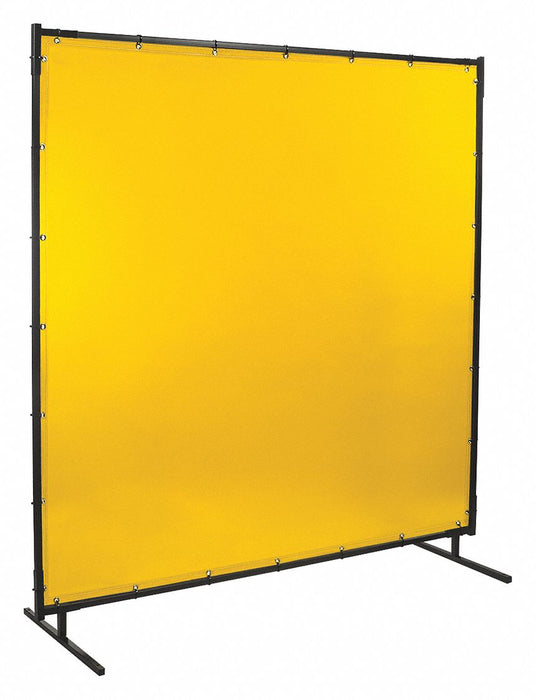 Welding Screen 6 ft H 6 ft W Yellow