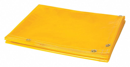Welding Curtain 4 ft H 6 ft W Yellow