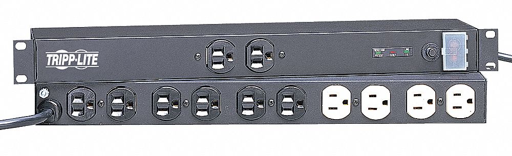 Surge Protector PDU 12 Outlet Black
