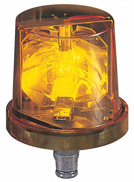 Warning Light Incandescent Amber 120VAC