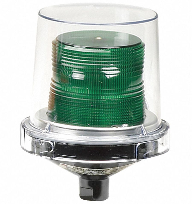 Warning Light Incandescent Green 120VAC