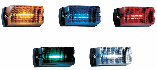 Warning Light LED Green Surface Rect 5 L