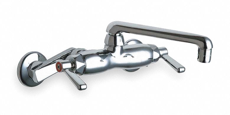 Straight Chrome Chicago Faucets 2.2gpm
