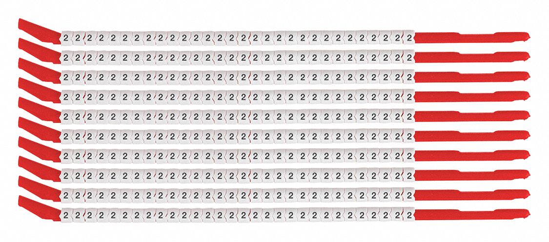 Wire Marker Wand Preprinted Sleeve PK10