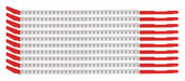 Wire Marker Wand Preprinted Sleeve PK10
