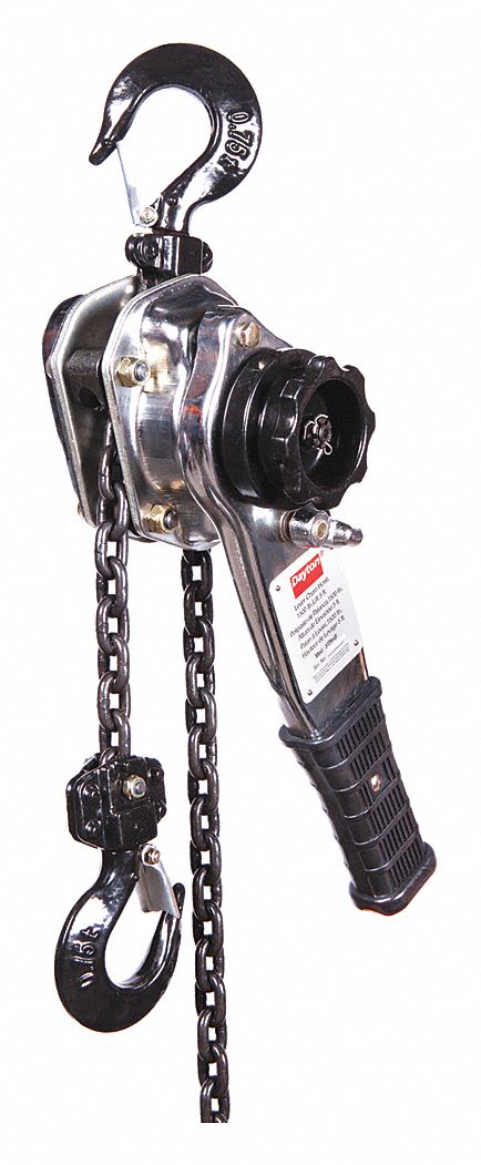 K9265 Lever Chain Hoist 1500 lb Lift 5 ft.