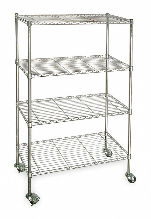 Wire Shlvng 18x68x36in Shlf Cap 150lb