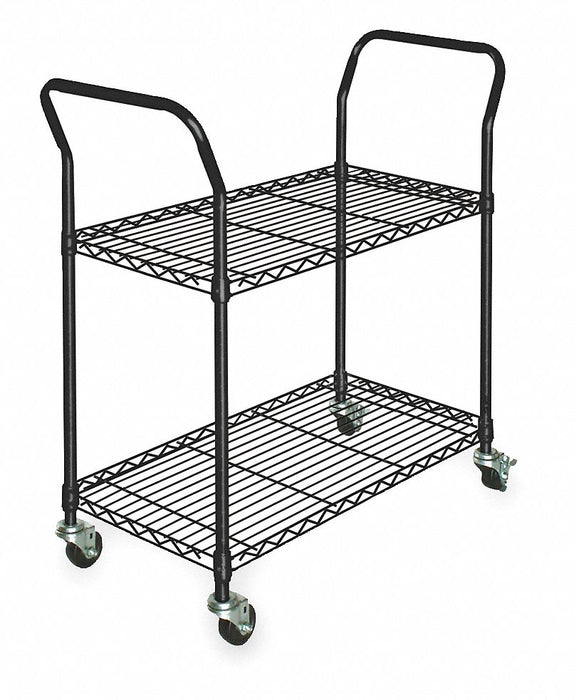 Wire Cart 2 Shelf L53 x W24 x H39 In.