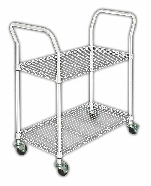 Wire Cart 2 Shelf L53 x W24 x H39 In.
