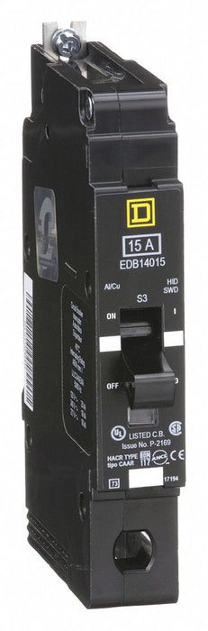 Circuit Breaker 15A Bolt On 277V 1P