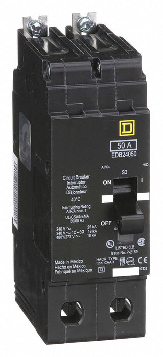 Circuit Breaker 50A Bolt On 277/480V 2P