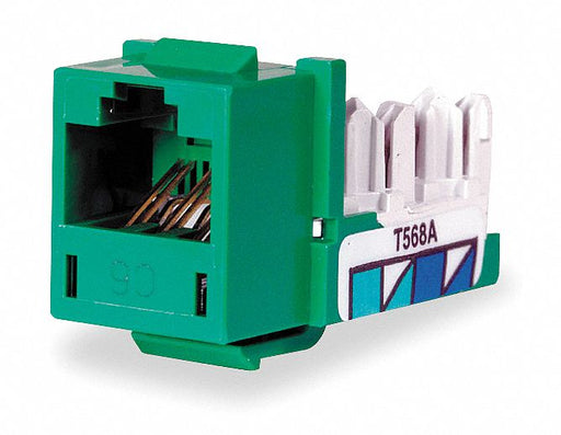 M1021 Jack Green Cat6 Rj45