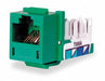 M1021 Jack Green Cat6 Rj45