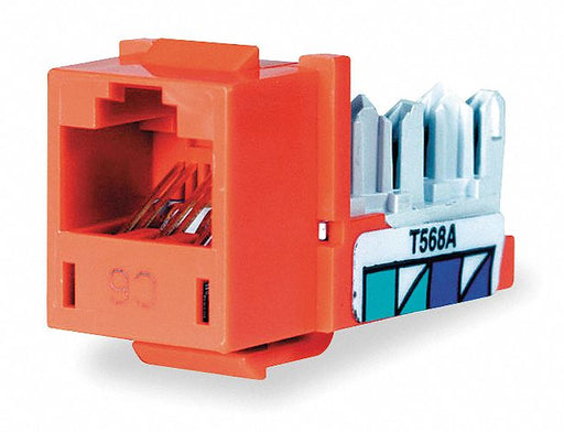 Jack Orange Cat6 Rj45