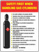 Safety Poster 22 in x 17 in Plastic