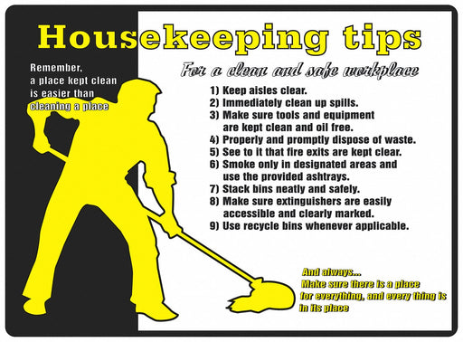 Safety Poster 17 in x 22 in Plastic