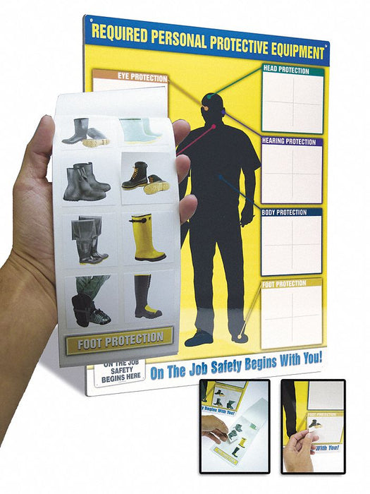 Chart Label Booklet Kit 24inx18in Vinyl
