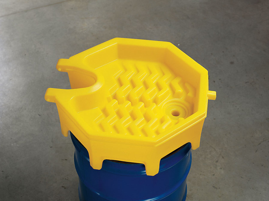 Drum Funnel Yellow Polyethylene NPT