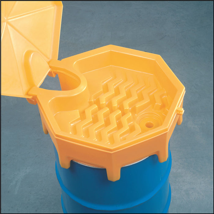 DrumFunnel 11inH Ylw Polyethylene
